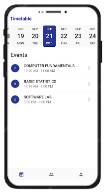 Timetable management software system